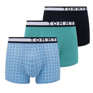 Tommy Hilfiger boxershorts 3-pack groen-blauw-zwart