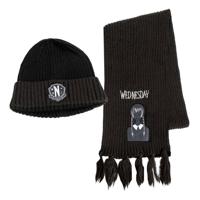 Wednesday Beanie & Scarf Set Nevermore Wednesday Beanie & Scarf Set Nevermore