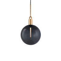 Buster and Punch - Forked Globe Groot Hanglamp gerookt Buster and Punch - Forked Globe Groot Hanglamp gerookt