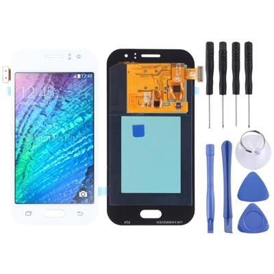 LCD-scherm en digitizer volledige assemblage (TFT-materiaal) voor Galaxy J1 ACE (2015) J110 J110M J110F J110G J110L (wit)