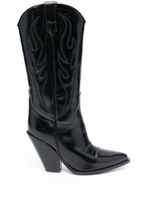 Sonora bottines Santa Fe 110 mm d'inspiration western - Noir - thumbnail