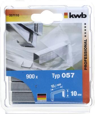 Nieten type 057/357 staaldraad 10 mm 900 st. - Eurofix