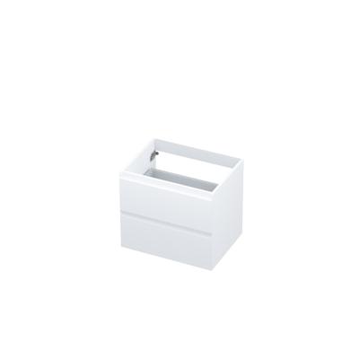 INK - Onderkast 2 Laden Greeploos Gelakt - 600x450x520 Mm - Mat Wit