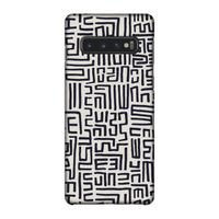 Moroccan Print: Samsung Galaxy S10 4G Volledig Geprint Hoesje