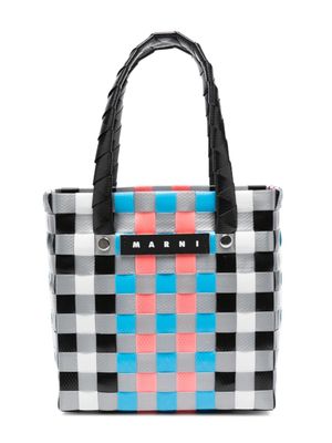 Marni Kids mini sac Basket à design tressé - Rose