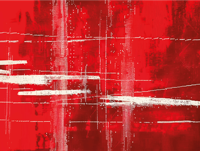 Modern lijnenpatroon vinyl tapijt rood
