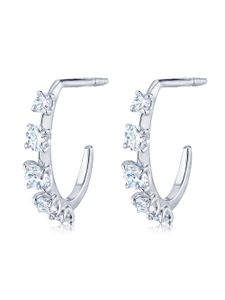 KWIAT boucles d'oreilles Starry Night en or blanc 18ct ornées de diamants - Argent