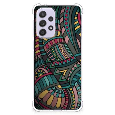 Samsung Galaxy A33 Doorzichtige Silicone Hoesje Aztec Samsung Galaxy A33 Doorzichtige Silicone Hoesje Aztec