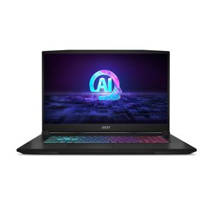 MSI Katana A17 AI B8VG-833NL AMD Ryzen™ 9 8945HS Laptop 43,9 cm (17.3") Quad HD 16 GB DDR5-SDRAM 1 TB SSD NVIDIA GeForce RTX 4070 Wi-Fi 6E (802.11ax) Windows 11 Home Zwart