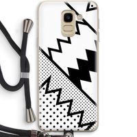 Pop Art #5: Samsung Galaxy J6 (2018) Transparant Hoesje met koord