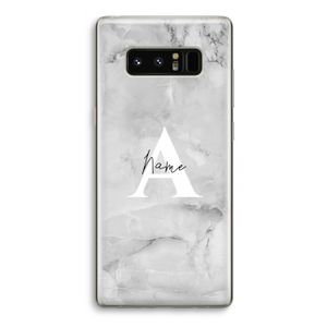 Ivory Marble: Samsung Galaxy Note 8 Transparant Hoesje