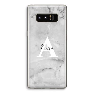 Ivory Marble: Samsung Galaxy Note 8 Transparant Hoesje