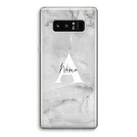 Ivory Marble: Samsung Galaxy Note 8 Transparant Hoesje