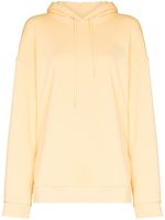 GANNI hoodie oversize à logo brodé - Jaune