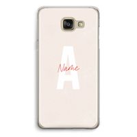 Strawberry Milkshake: Samsung Galaxy A5 (2016) Transparant Hoesje