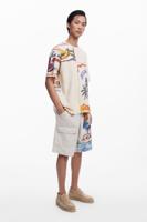 Cargo bermuda met postzakken - WHITE - 34