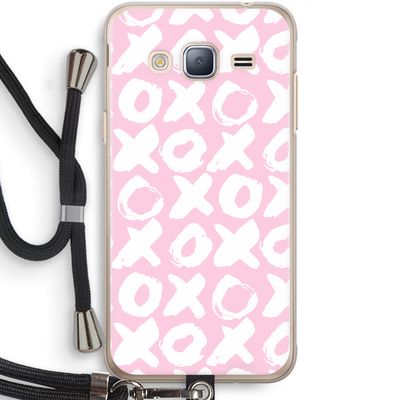 XOXO: Samsung Galaxy J3 (2016) Transparant Hoesje met koord
