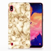 Samsung Galaxy A10 | TPU | Siliconen hoesje | Marmer Goud