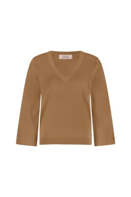 Linay 3/4 sleeve pullover - caramel - 13125