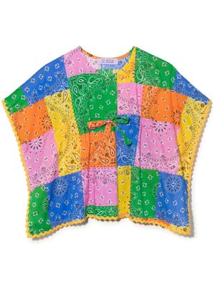 MC2 Saint Barth Kids robe à imprimé bandana - Vert