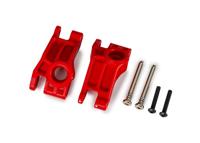 Traxxas - Carriers, stub axle, rear, extreme heavy duty, red (left & right)/ 3x31mm hinge pins (2)/ 3x18mm BCS (2) (TRX-9150-RED) Traxxas - Carriers, stub axle, rear, extreme heavy duty, red (left & right)/ 3x31mm hinge pins (2)/ 3x18mm BCS (2) (TRX-9150-RED)