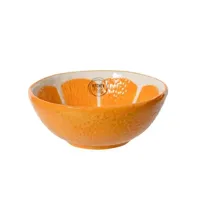 Decoris schaal steen sinaasappel 15x6cm oranje Decoris schaal steen sinaasappel 15x6cm oranje