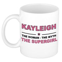 Kayleigh The woman, The myth the supergirl cadeau koffie mok / thee beker 300 ml