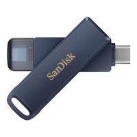 SanDisk Phone Drive 256GB USB-C 3.2 Gen 2 90MB/s Telefonie accessoire Blauw
