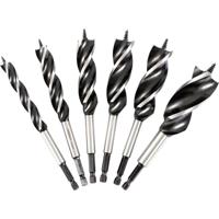 FRITZFURT 2800-3106 Slangenboorset 6-delig 12 mm, 16 mm, 19 mm, 23 mm, 25 mm, 32 mm Gezamenlijke lengte 150 mm Zeskant schacht 1 set(s)
