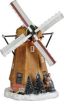Kinderdijk mill battery operated l16xb16xh26cm - Luville