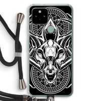 Oh Deer: Pixel 5 Transparant Hoesje met koord