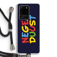 90's One: Samsung Galaxy S20 Ultra Transparant Hoesje met koord