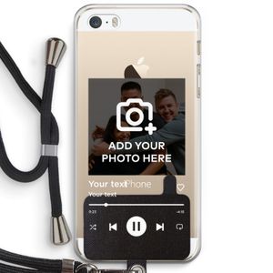 Music Player: iPhone 5 / 5S / SE Transparant Hoesje met koord