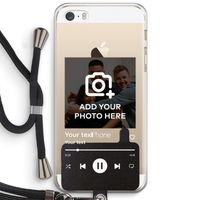 Music Player: iPhone 5 / 5S / SE Transparant Hoesje met koord