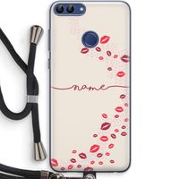 Kusjes: Huawei P Smart (2018) Transparant Hoesje met koord