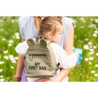 Childhome My First Bag rugzak Casual rugzak Khaki Katoen, Polyester - thumbnail