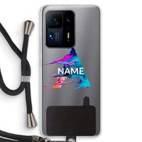 Abstract Spectrum: Xiaomi Mi Mix 4 Transparant Hoesje met koord