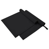 Sporthanddoeken 2 pcs Zwart 180 x 90 cm Polyester en polyamide