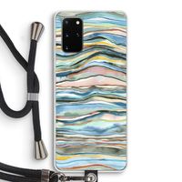 Watercolor Agate: Samsung Galaxy S20 Plus Transparant Hoesje met koord