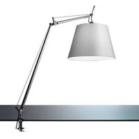 Artemide Tolomeo Mega klemlamp retrofit met schakelaar 36cm grijs