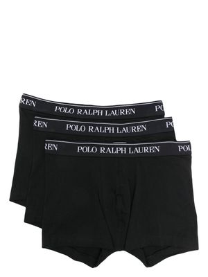 Polo Ralph Lauren lot de trois boxers à taille à logo - Noir