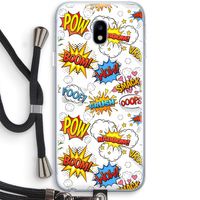 Pow Smack: Samsung Galaxy J3 (2017) Transparant Hoesje met koord
