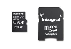 Integral 32GB HIGH SPEED MICROSDHC/XC V10 UHS-I U1 MicroSD