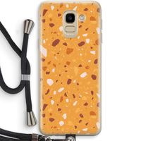 Terrazzo N°24: Samsung Galaxy J6 (2018) Transparant Hoesje met koord