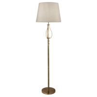 Searchlight Staande schemerlamp Vegas bronsbruin met taupe EU7485AB