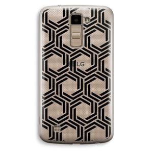 Geometrisch patroon: LG K10 (2016) Transparant Hoesje