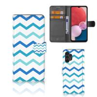 Samsung Galaxy A13 (4G) | Telefoon Hoesje | Zigzag Blauw