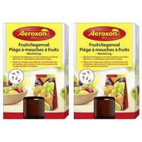 2x Aeroxon fruitvliegvangers 40 ml   -