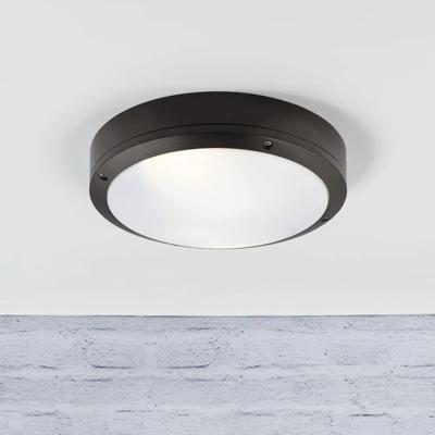 Buitenlamp zwart rond Nordlux &apos;Desi 22&apos; E27 fitting IP44 22 cm