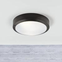 Buitenlamp zwart rond Nordlux &apos;Desi 22&apos; E27 fitting IP44 22 cm - thumbnail